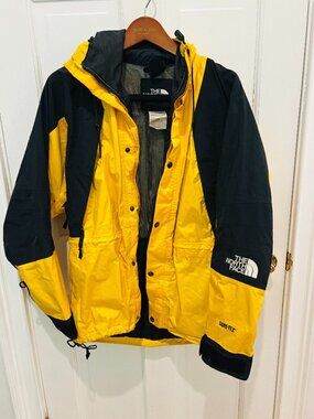 Men's Vintage 90s The North Face Mountain Light Summit Gold Gore Tex Jacket Sz S